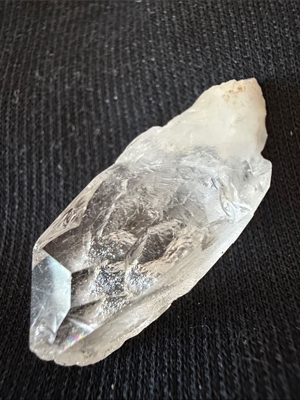 Natural clear quartz crystal healing stone Herkimer diamond (?)